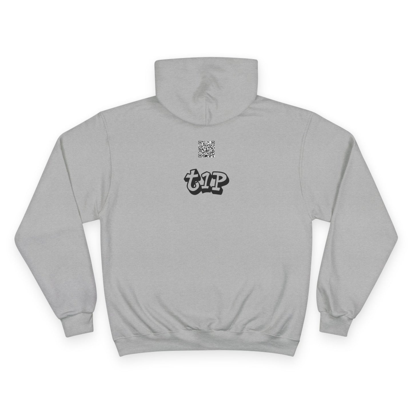 Retro-Inspired Champion Hoodie, Cozy Streetwear, Perfect Gift for Music Lovers, Unisex Casual Wear, Vintage Style Sweatshirt