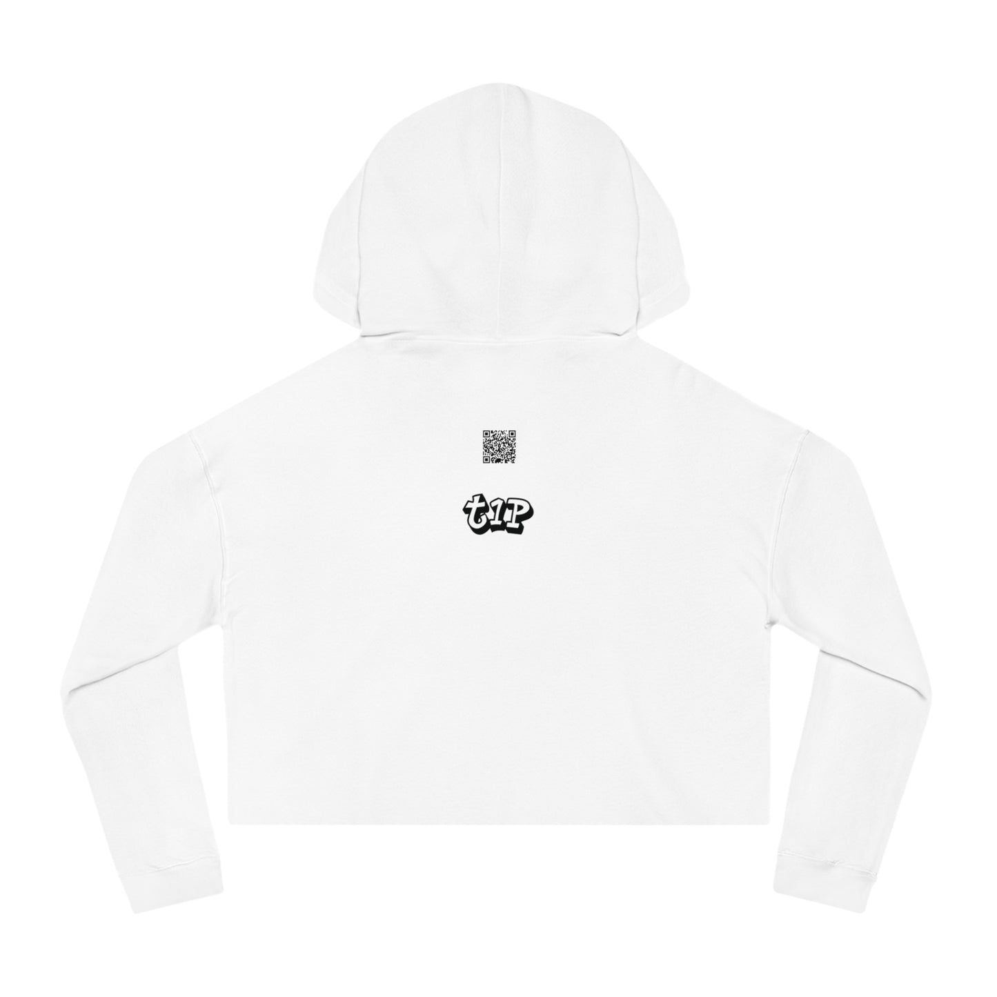 Cropped Hooded Sweatshirt - Teach One, Trendy Hoodie, Casual Wear, Gift for Her, Streetwear, Comfortable Outfit