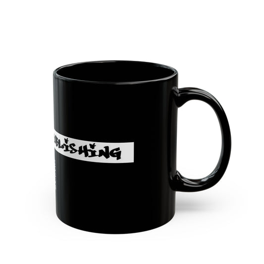 Custom Black Publishing Mug - 11oz & 15oz, Perfect for Writers & Creatives
