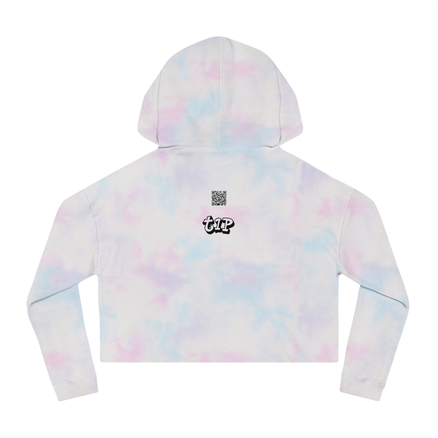 Cropped Hooded Sweatshirt - Teach One, Trendy Hoodie, Casual Wear, Gift for Her, Streetwear, Comfortable Outfit