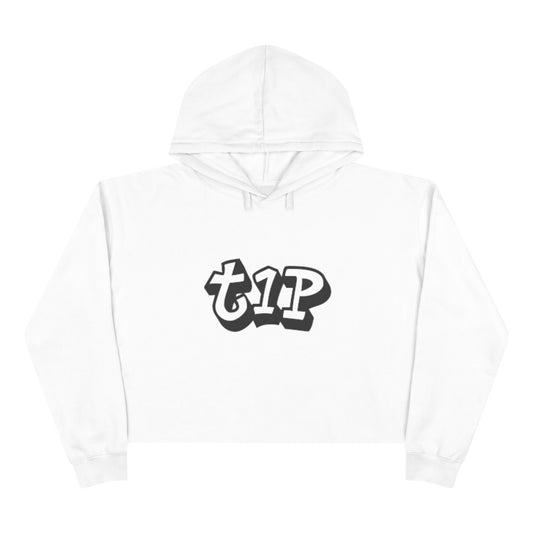 Urban Chic Crop Hoodie with Graphic Print, Trendy Streetwear, Gift for Youth, Casual Style, Comfortable Fashion