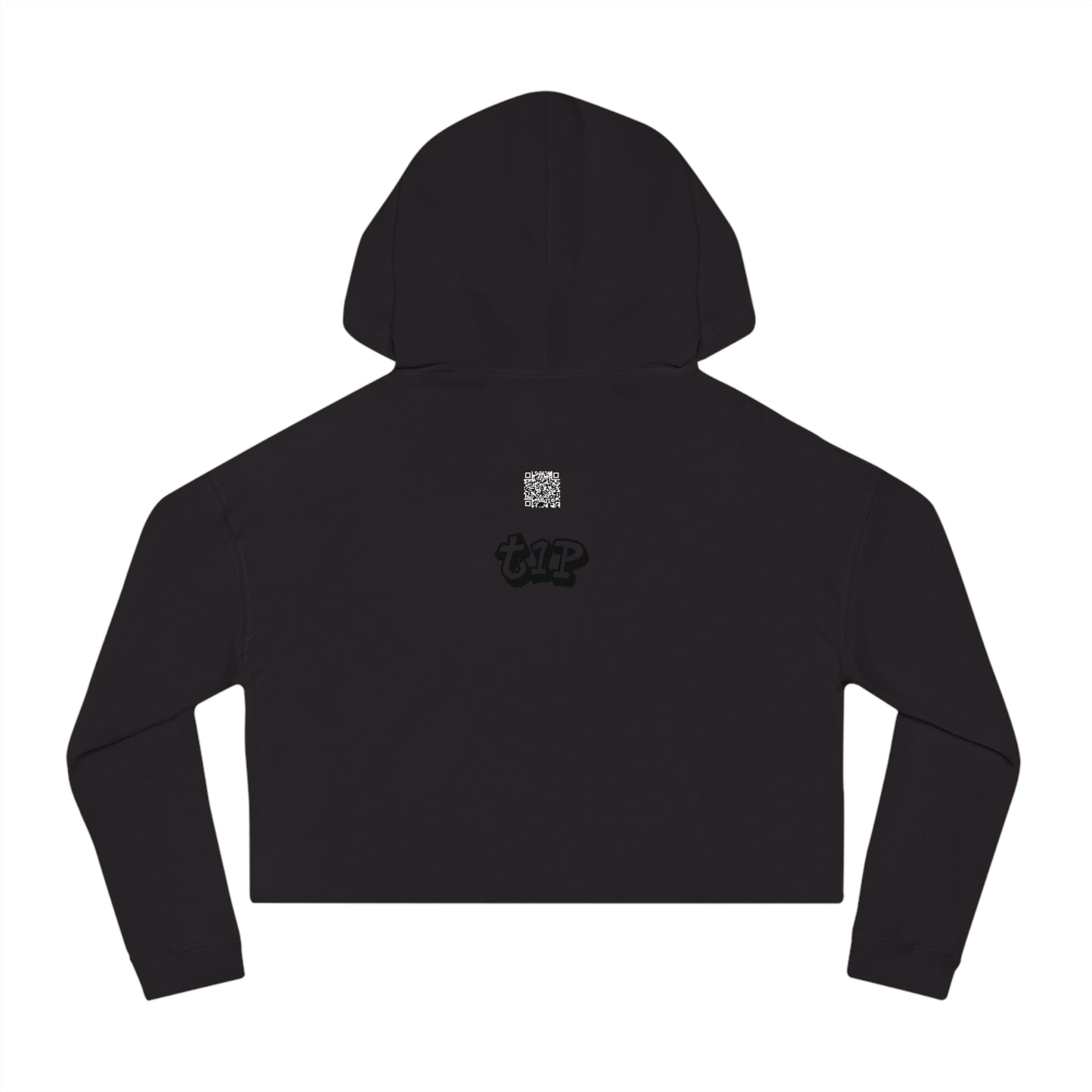 Cropped Hooded Sweatshirt - Teach One, Trendy Hoodie, Casual Wear, Gift for Her, Streetwear, Comfortable Outfit