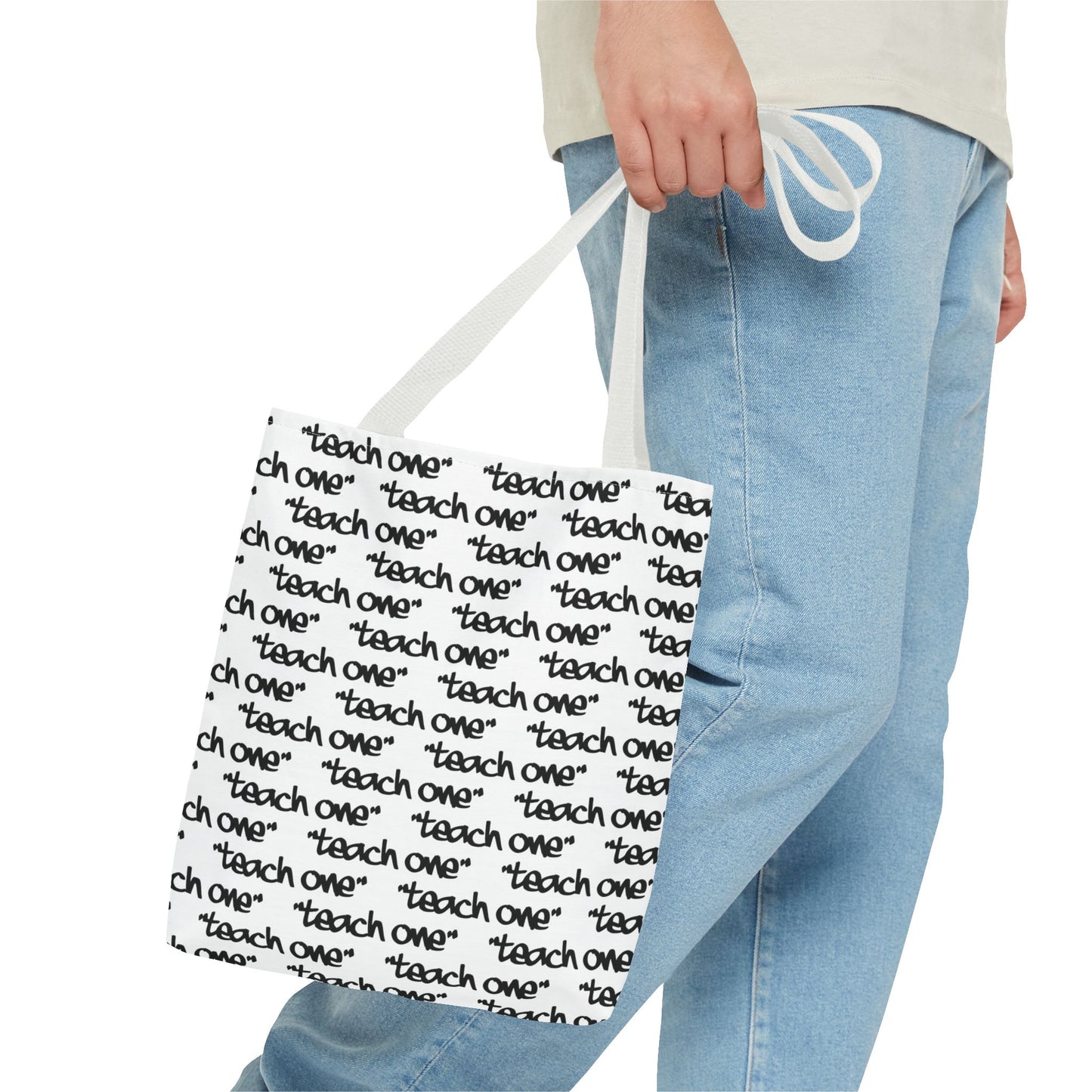 Inspiring Teach One Tote Bag - Motivational Everyday Carry