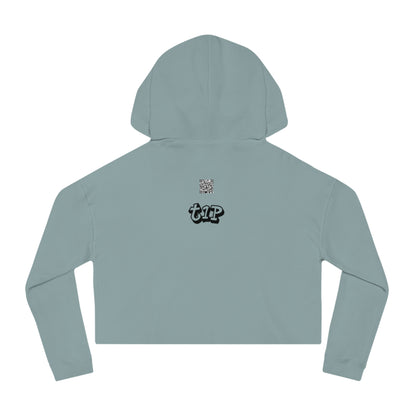 Cropped Hooded Sweatshirt - Teach One, Trendy Hoodie, Casual Wear, Gift for Her, Streetwear, Comfortable Outfit