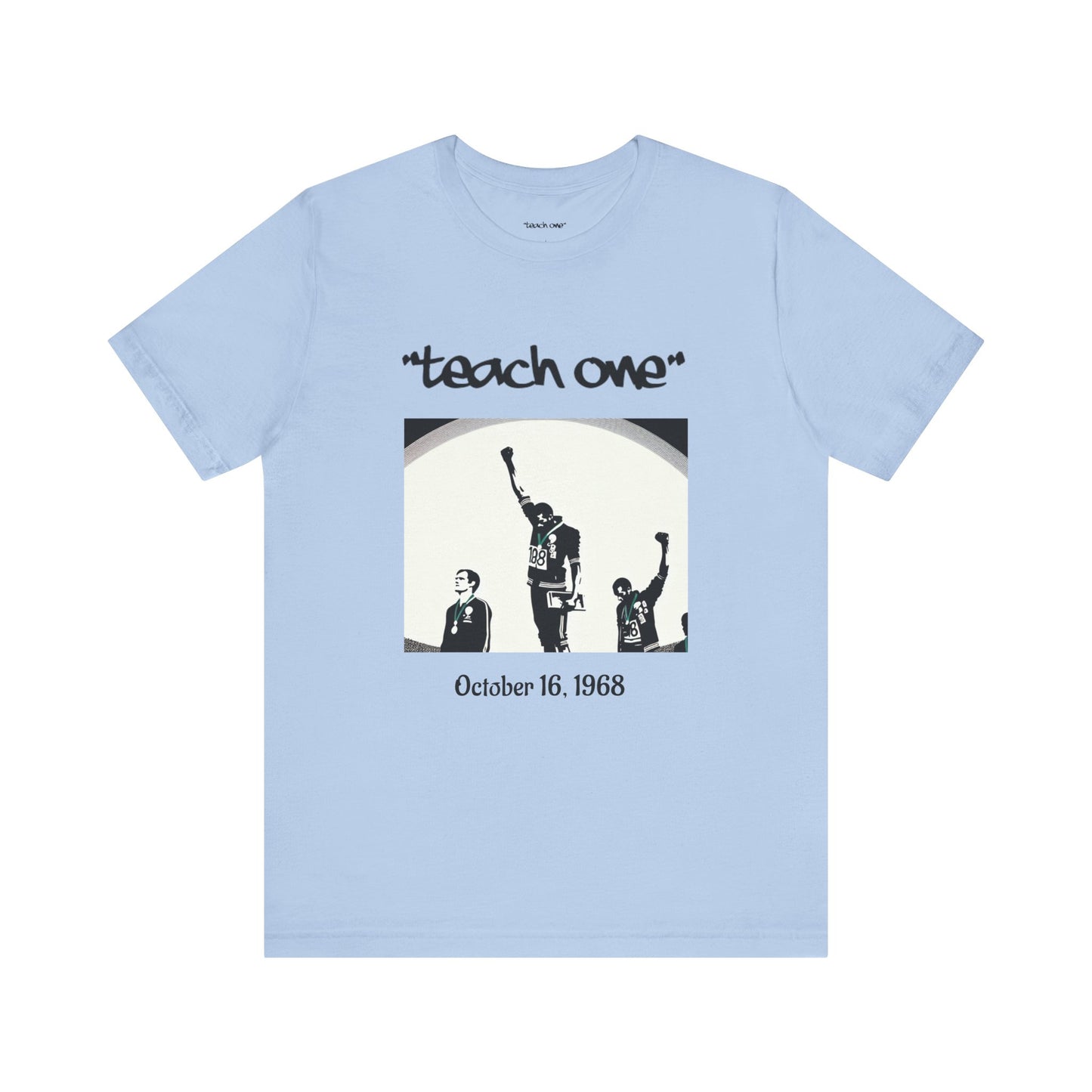 Empowerment Graphic Tee, Unisex Jersey Short Sleeve Shirt, Motivational T-Shirt, Gifts for Activists, Teach One Tee, Retro Style Shirt