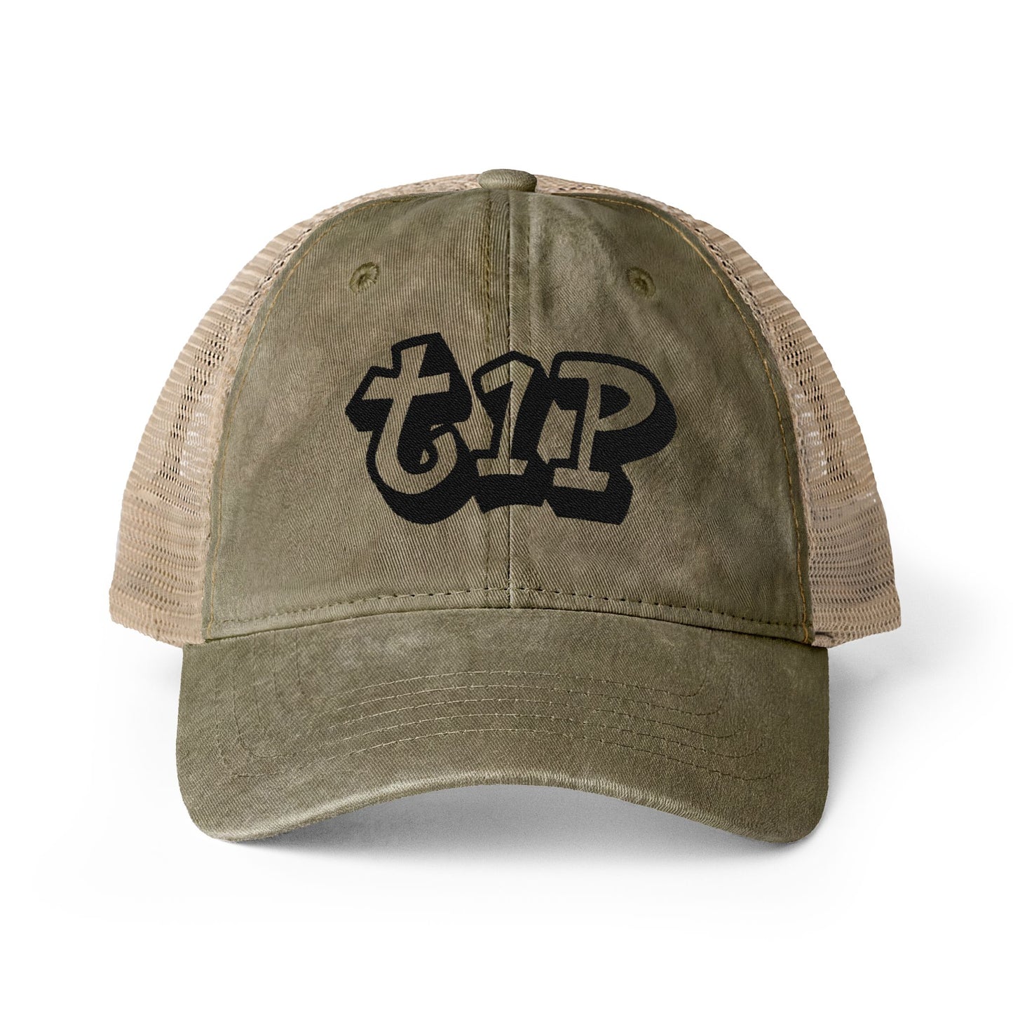 Women's Washed T1P Mesh-Back Cap