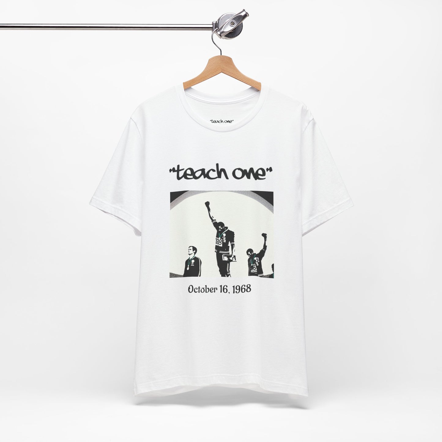 Empowerment Graphic Tee, Unisex Jersey Short Sleeve Shirt, Motivational T-Shirt, Gifts for Activists, Teach One Tee, Retro Style Shirt