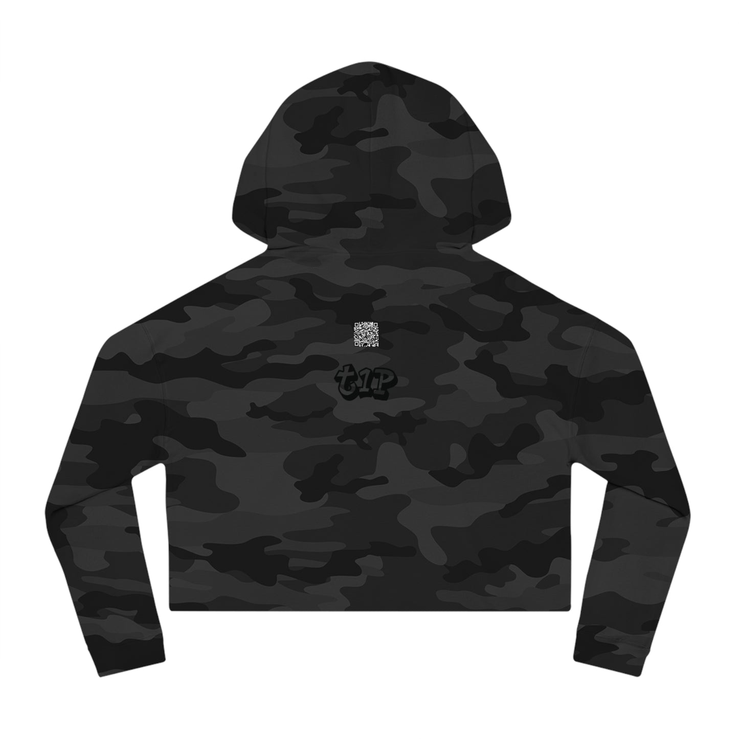 Cropped Hooded Sweatshirt - Teach One, Trendy Hoodie, Casual Wear, Gift for Her, Streetwear, Comfortable Outfit