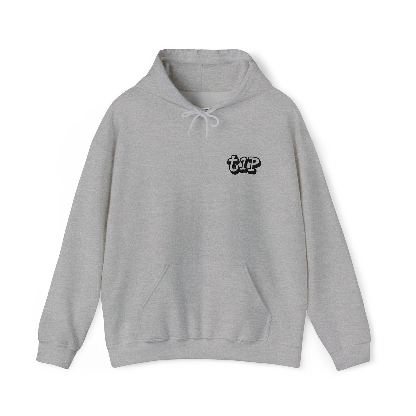 T1P Unisex Hoodie with Custom Design, Cozy Fashion, Casual Wear, Gift for All Occasions, Fall/Winter Style, Trendy Streetwear