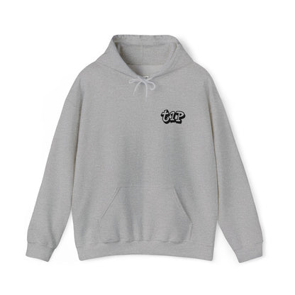 T1P Unisex Hoodie with Custom Design, Cozy Fashion, Casual Wear, Gift for All Occasions, Fall/Winter Style, Trendy Streetwear