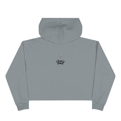 Urban Chic Crop Hoodie with Graphic Print, Trendy Streetwear, Gift for Youth, Casual Style, Comfortable Fashion