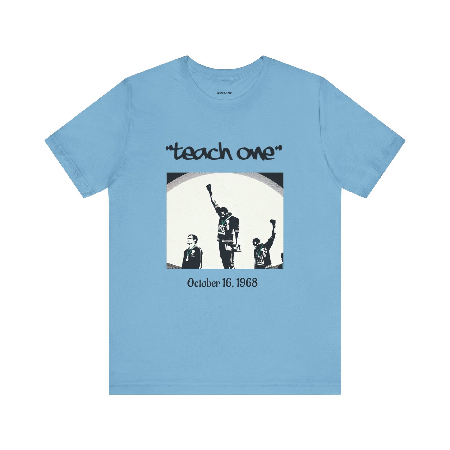 Empowerment Graphic Tee, Unisex Jersey Short Sleeve Shirt, Motivational T-Shirt, Gifts for Activists, Teach One Tee, Retro Style Shirt