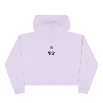 Urban Chic Crop Hoodie with Graphic Print, Trendy Streetwear, Gift for Youth, Casual Style, Comfortable Fashion