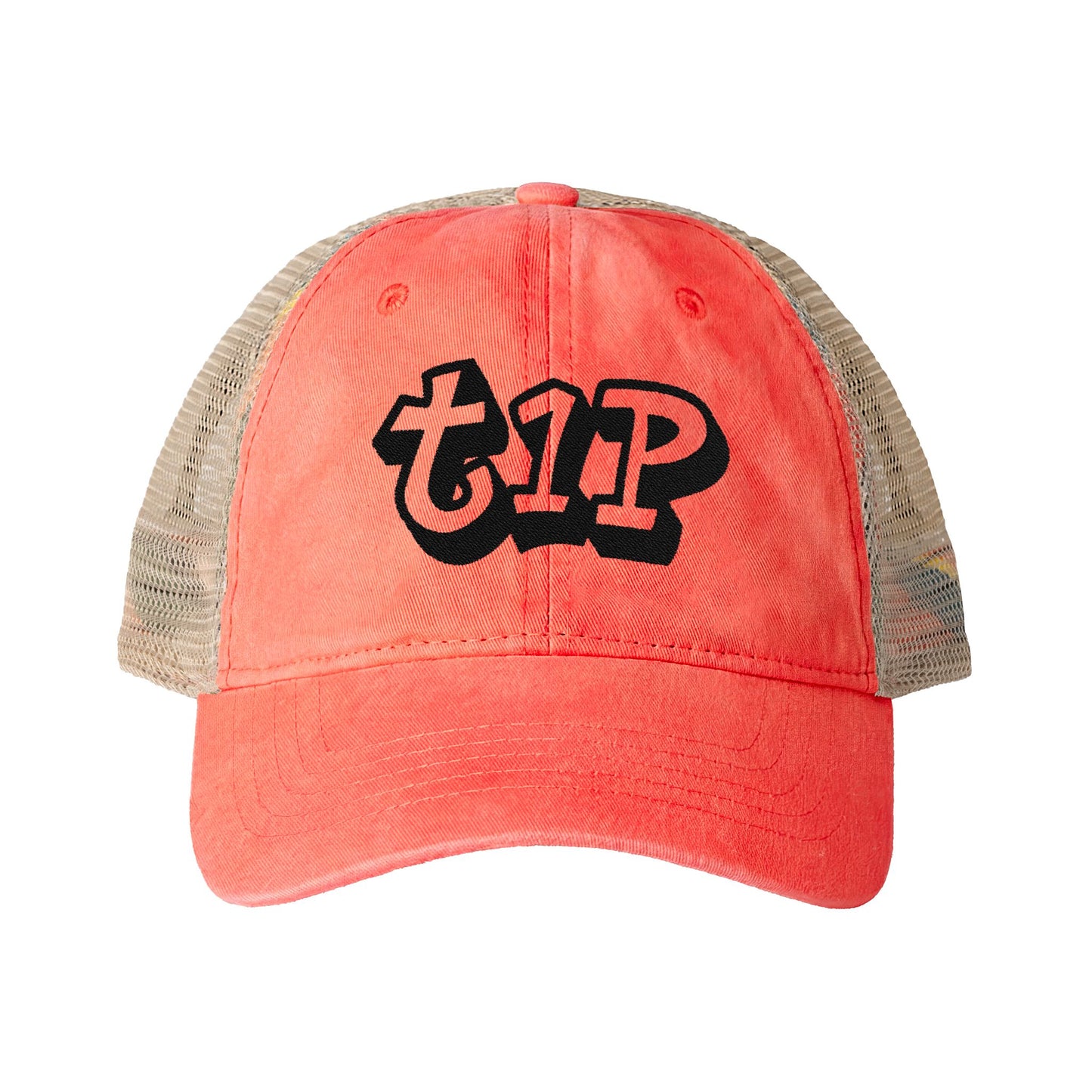 Women's Washed T1P Mesh-Back Cap