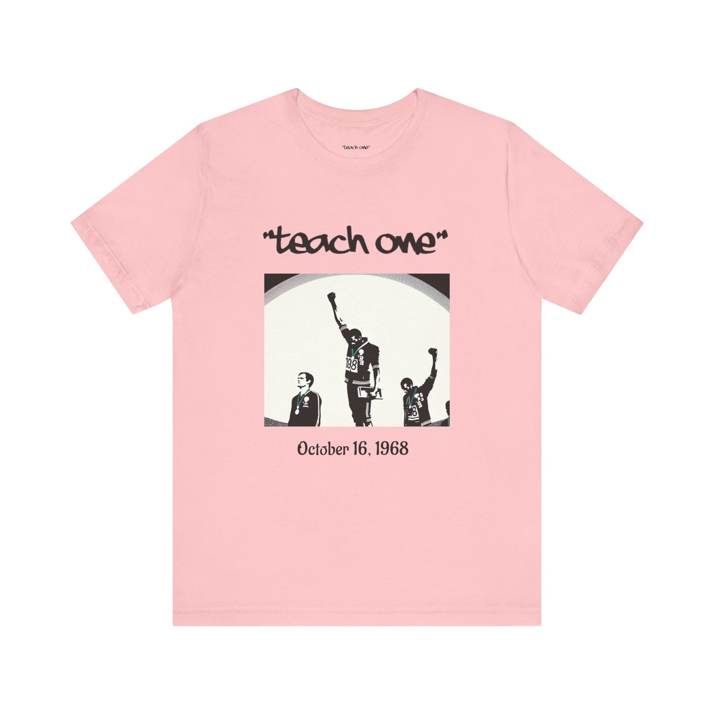 Empowerment Graphic Tee, Unisex Jersey Short Sleeve Shirt, Motivational T-Shirt, Gifts for Activists, Teach One Tee, Retro Style Shirt