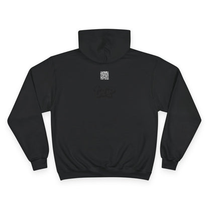 Retro-Inspired Champion Hoodie, Cozy Streetwear, Perfect Gift for Music Lovers, Unisex Casual Wear, Vintage Style Sweatshirt