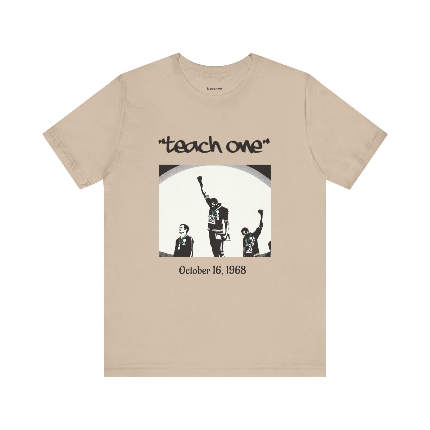 Empowerment Graphic Tee, Unisex Jersey Short Sleeve Shirt, Motivational T-Shirt, Gifts for Activists, Teach One Tee, Retro Style Shirt