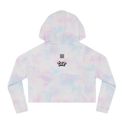 Cropped Hooded Sweatshirt - Teach One, Trendy Hoodie, Casual Wear, Gift for Her, Streetwear, Comfortable Outfit