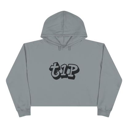 Urban Chic Crop Hoodie with Graphic Print, Trendy Streetwear, Gift for Youth, Casual Style, Comfortable Fashion