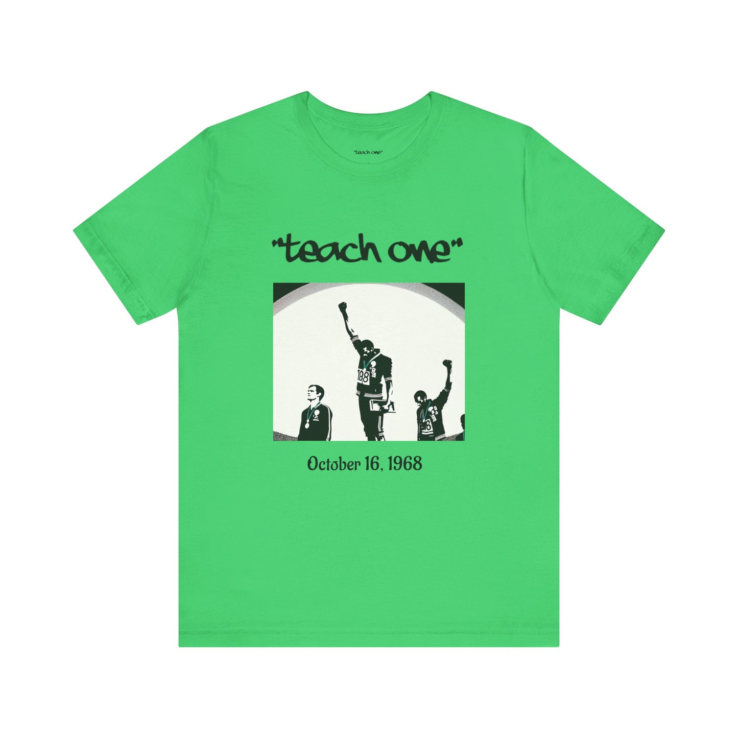 Empowerment Graphic Tee, Unisex Jersey Short Sleeve Shirt, Motivational T-Shirt, Gifts for Activists, Teach One Tee, Retro Style Shirt
