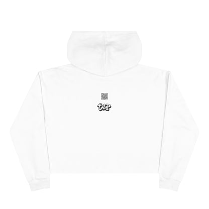 Urban Chic Crop Hoodie with Graphic Print, Trendy Streetwear, Gift for Youth, Casual Style, Comfortable Fashion