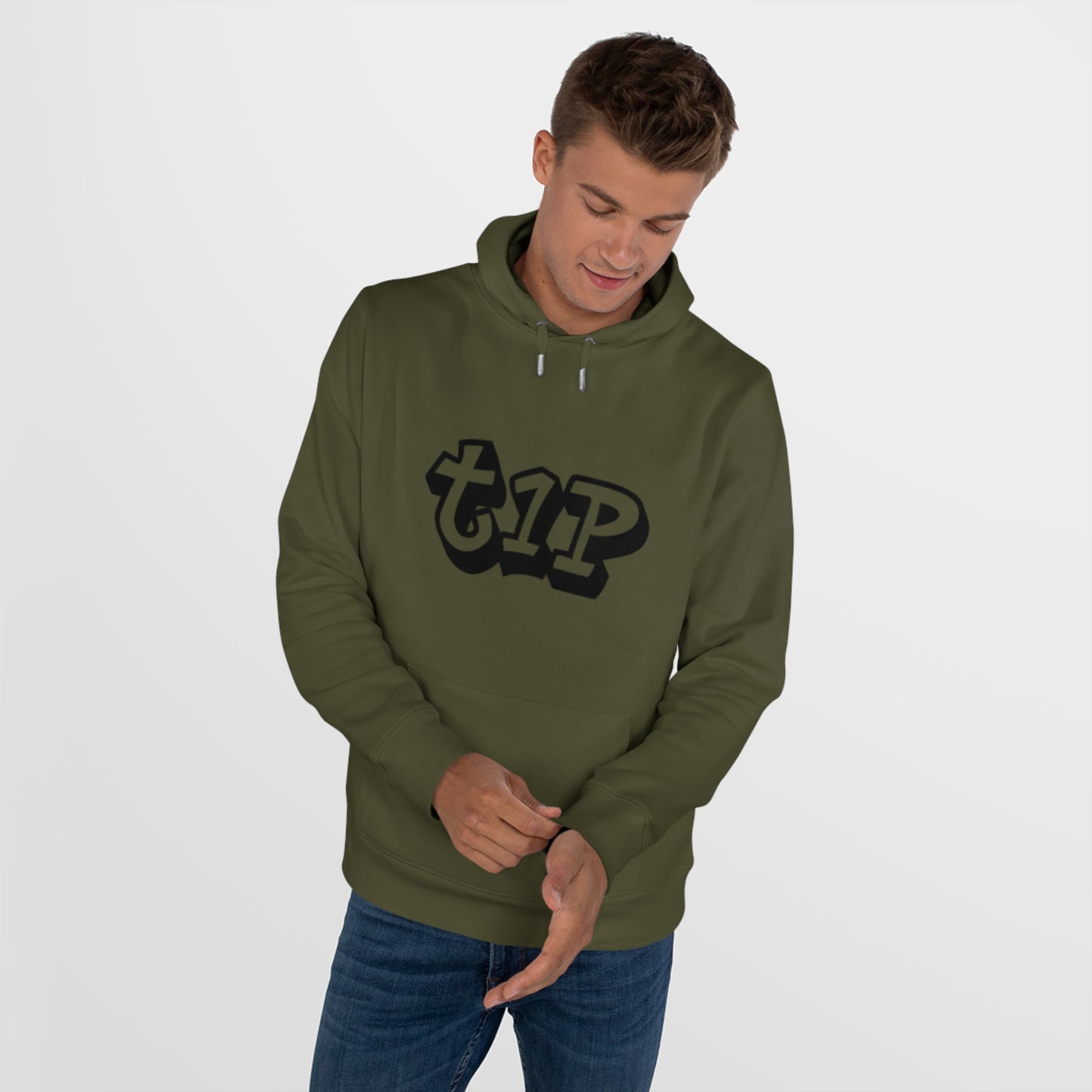 Stylish King Typography Hooded Sweatshirt for Trendy Streetwear, Gift for Him, Casual Style, Unique Graphic Hoodie, Cool Urban Fashion