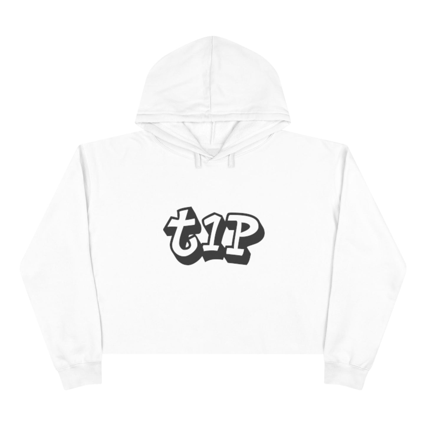 Urban Chic Crop Hoodie with Graphic Print, Trendy Streetwear, Gift for Youth, Casual Style, Comfortable Fashion
