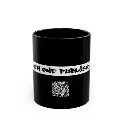 Custom Black Publishing Mug - 11oz & 15oz, Perfect for Writers & Creatives