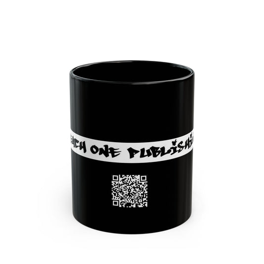 Custom Black Publishing Mug - 11oz & 15oz, Perfect for Writers & Creatives