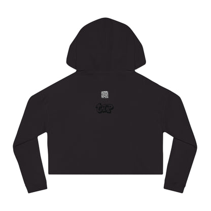Cropped Hooded Sweatshirt - Teach One, Trendy Hoodie, Casual Wear, Gift for Her, Streetwear, Comfortable Outfit