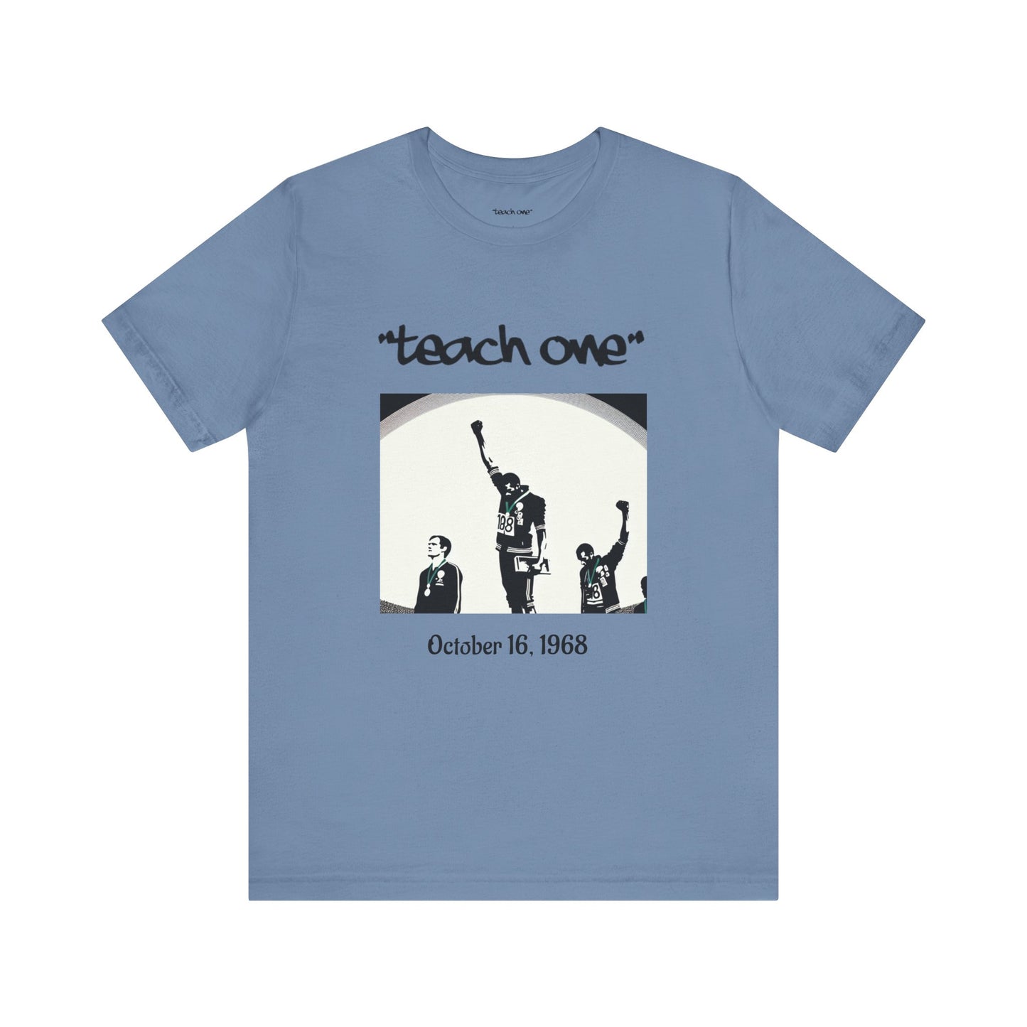 Empowerment Graphic Tee, Unisex Jersey Short Sleeve Shirt, Motivational T-Shirt, Gifts for Activists, Teach One Tee, Retro Style Shirt